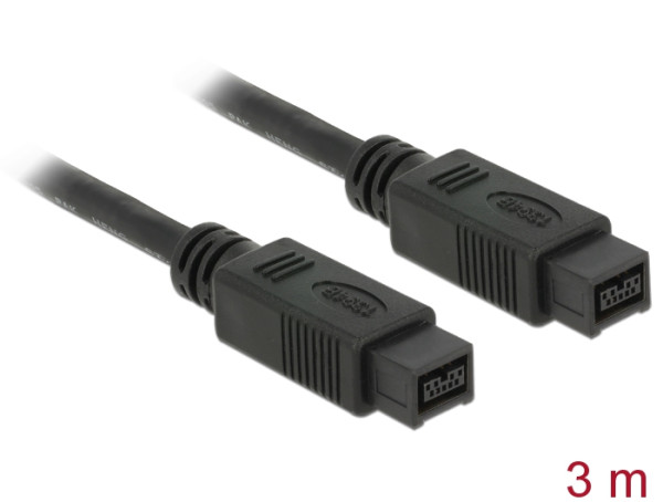 DeLOCK FireWire B/B, 3.0m 3 m Grau (82600)