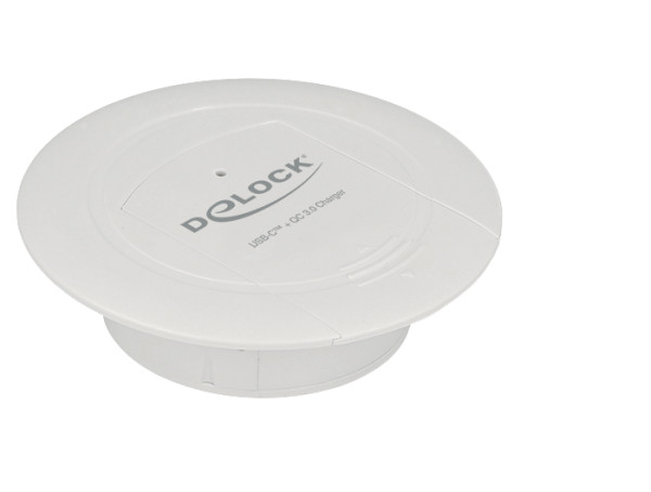 DeLOCK 64065 Ladegerät für Mobilgeräte Smartphone Weiß Gleichstrom Schnellladung Drinnen (64065)