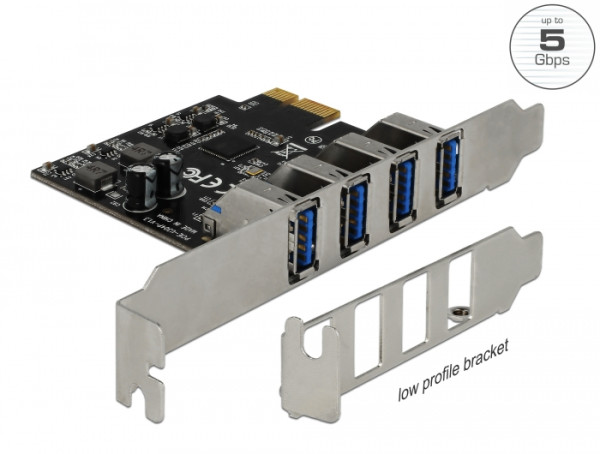 DeLOCK 90304 Schnittstellenkarte/Adapter Eingebaut USB 3.2 Gen 1 3.1 Gen 1 (90304)