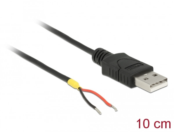DeLOCK 85250 USB Kabel USB 2.0 0,1 m USB A Schwarz (85250)