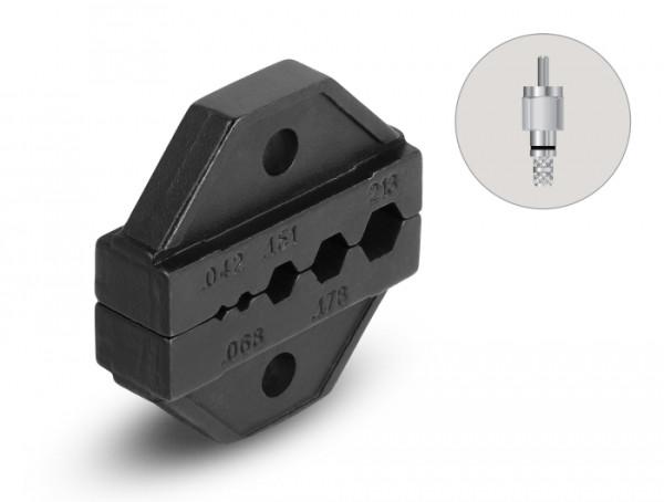 DeLOCK Pressprofileinsatz IV für Crimpzange 90528, 90527, 90295, 90546 und 90296 (90532)