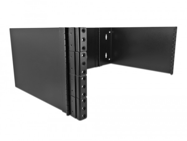 DeLOCK 19″ Wandhalterung 4 HE faltbar schwarz (43378)