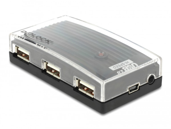 DeLOCK HUB USB 2.0 external 4 port 480 Mbit/s (61393)