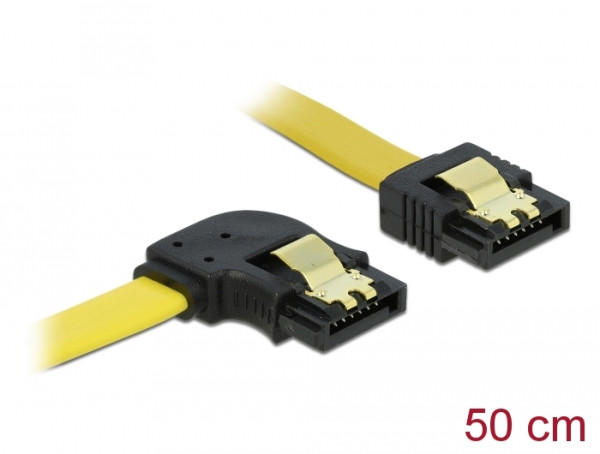 DeLOCK SATA 50cm SATA-Kabel 0,5 m Gelb (82493)