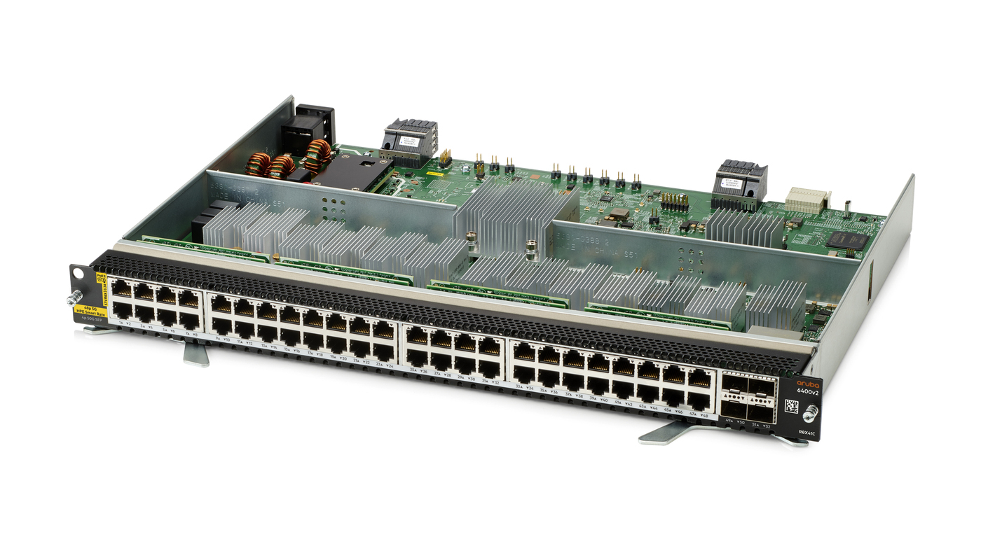 HPE Aruba 6400 48p SR5 CL6 PoE 4SFP56 v2 Modul (R0X41C)