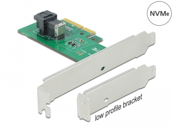 DeLOCK PCI Express x4 Karte zu 1 x intern SFF-8643 NVMe - Low Profile Formfaktor (90437)
