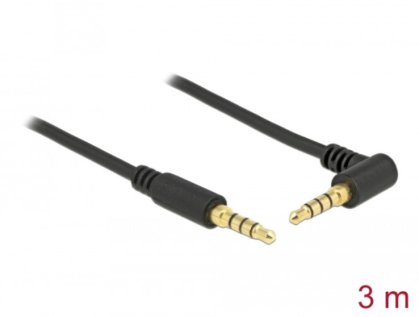 DeLOCK 85616 Audio-Kabel 3 m 3.5mm Schwarz (85616)