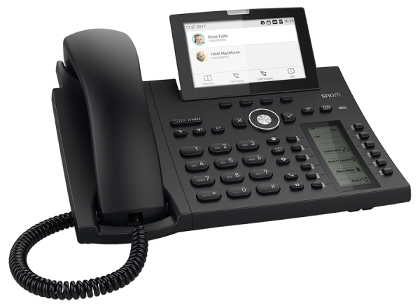 Snom D385 Desk Telephone Black (4340)