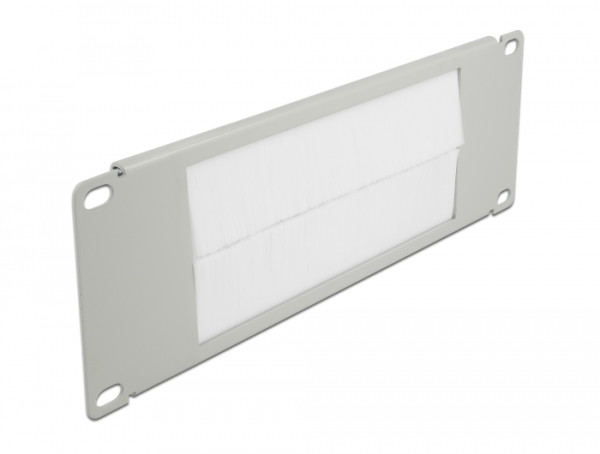 DeLOCK 10″ Kabelmanagement Bürstenleiste 2 HE grau (66535)