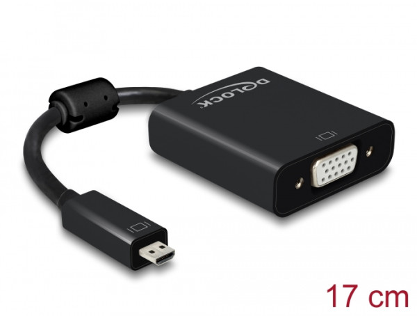 DeLOCK 65558 USB-Grafikadapter 1920 x 1080 Pixel Schwarz (65558)