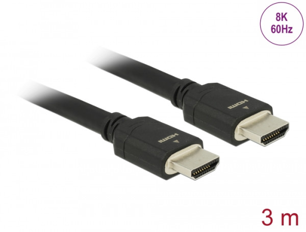 DeLOCK 85295 HDMI-Kabel 3 m HDMI Typ A Standard Schwarz (85295)