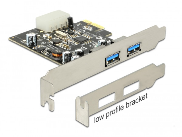 DeLOCK USB 3.0 PCI Express Card Schnittstellenkarte/Adapter USB 3.2 Gen 1 3.1 Gen 1 (89241)