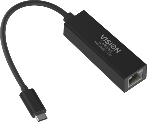 Vision TC-USBCETH/BL Netzwerkkarte Ethernet (TC-USBCETH/BL)