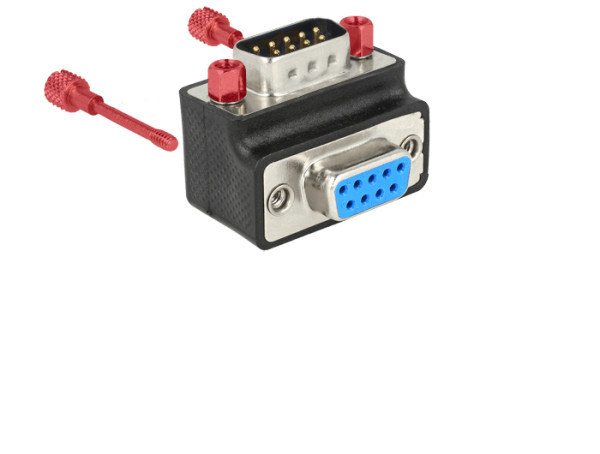 DeLOCK 65595 Kabeladapter Sub-D 9p Schwarz, Blau, Rot, Silber (65595)