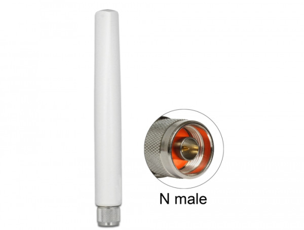 DeLOCK 89638 Netzwerk-Antenne Omnidirektionale Antenne N-Typ 1,45 dBi (89638)
