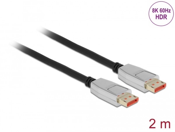 DeLOCK DisplayPort Kabel 8K 60 Hz 2 m (87041)