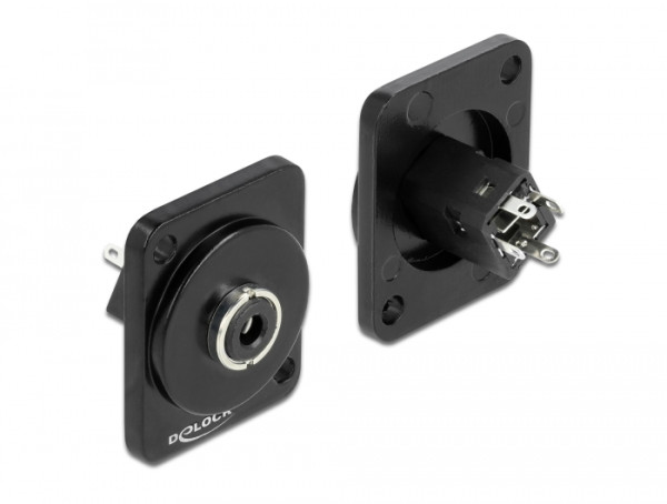 DeLOCK D-Typ Modul 3,5 mm 3 Pin Klinkenbuchse zu Lötanschluss (86789)