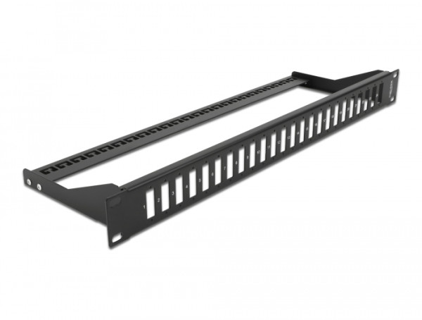 DeLOCK 19″ LWL Panel für 24 x SC Duplex / LC Quad (43406)