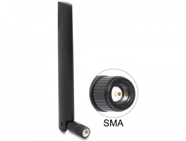 DeLOCK NB-IoT Netzwerk-Antenne Omnidirektionale Antenne SMA 3 dBi (89770)