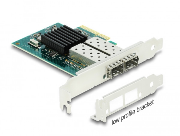 DeLOCK PCI Express x4 Karte 2 x SFP Gigabit LAN i82576 (90480)