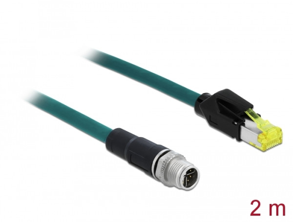 DeLOCK 85430 Netzwerkkabel Blau 2 m Cat6a S/FTP S-STP (85430)