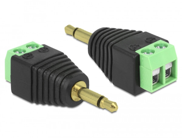 DeLOCK 65528 Kabeladapter 3.5mm Schwarz, Grün, Silber (65528)