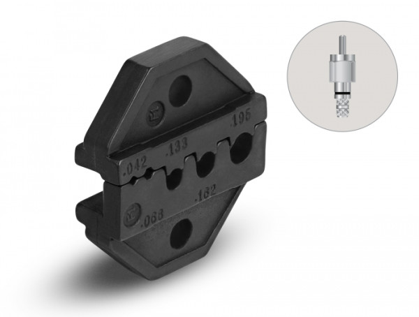 DeLOCK Pressprofileinsatz II für Crimpzange 90528, 90527, 90295 und 90296 (90530)