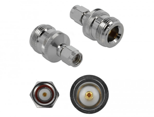DeLOCK 89985 Kabeladapter RP-SMA Nickel (89985)