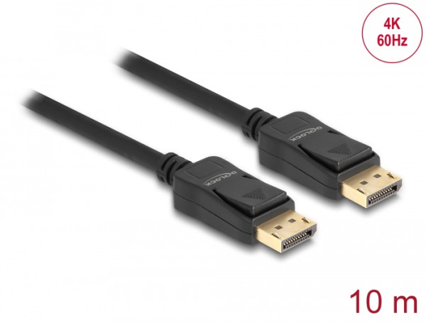 DeLOCK 84862 DisplayPort-Kabel 10 m Schwarz (84862)