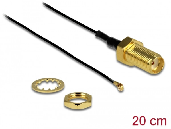 DeLOCK 88814 Koaxialkabel 2 m MHF IV I-PEX HSC MXHP32 Grau (88814)