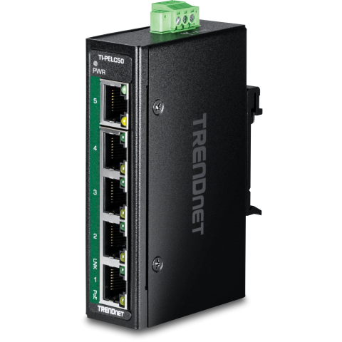 TRENDNET 5-PORT INDUSTRIAL FAST ETHERNE (TI-PELC50)