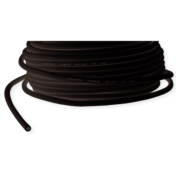 VALUE Koaxialkabel RG-59 sw 100m 75Ohm (11.99.4520)
