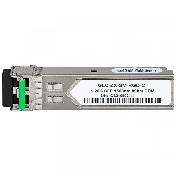 OEM 1000BASE-ZX SFP 1550nm 80km Industrial LC Cisco kompatibel (GLC-ZX-SM-RGD-C)