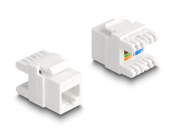 DeLOCK Keystone Modul RJ45 Buchse zu LSA Cat.6A werkzeugfrei mini (88131)