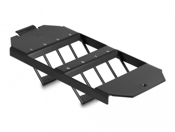 DeLOCK Keystone Halterung 8 Port für Bodentank (88062)