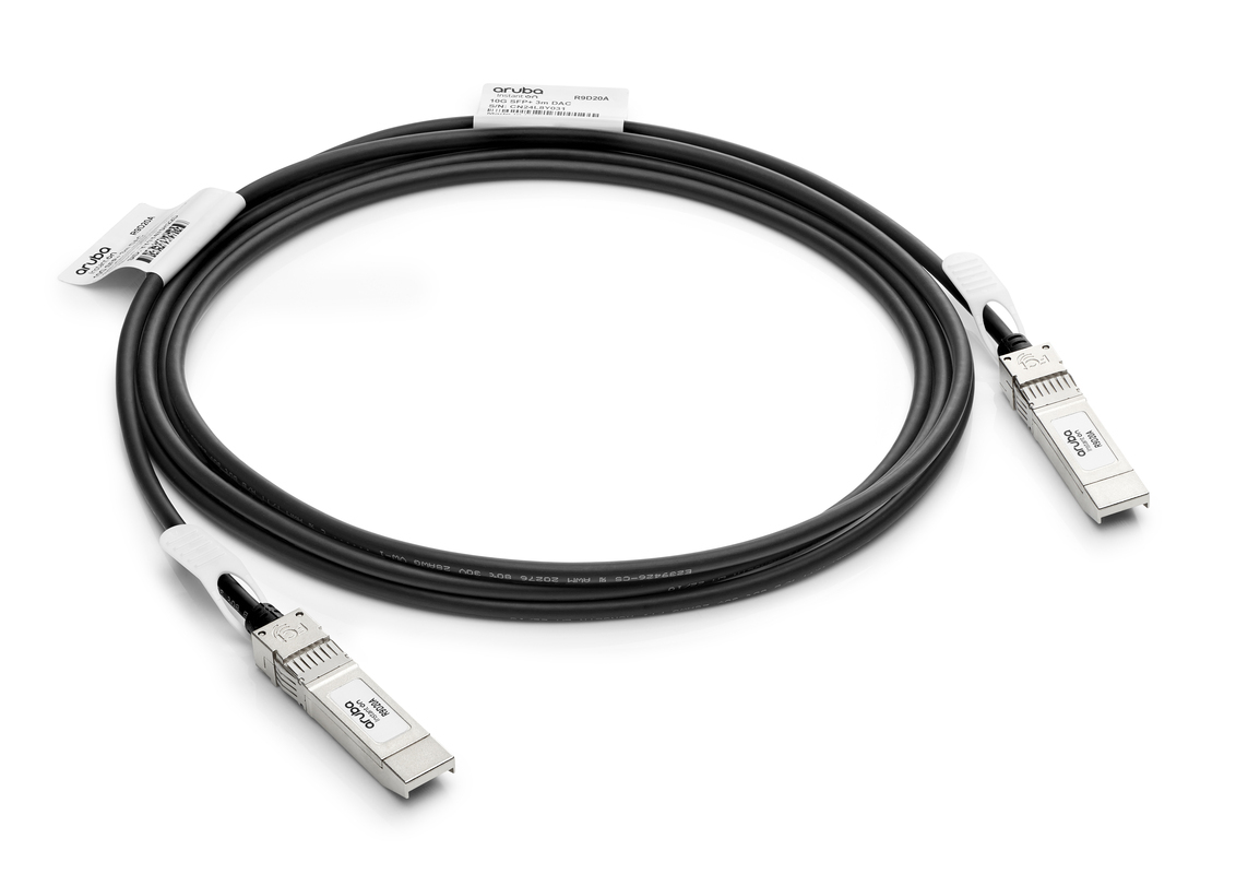 HPE Aruba 10G SFP+ to SFP+ 3m DAC Cable (J9283D)