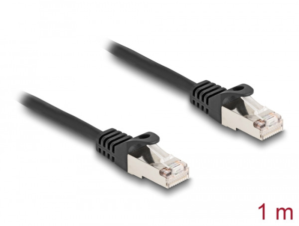 DeLOCK Kabel RJ50 Stecker zu RJ50 Stecker S/FTP 1 m schwarz (80187)