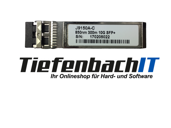 OEM 10GBASE SFP+ SR 850nm 300m LC HPE Aruba kompatibel (J9150A-C)