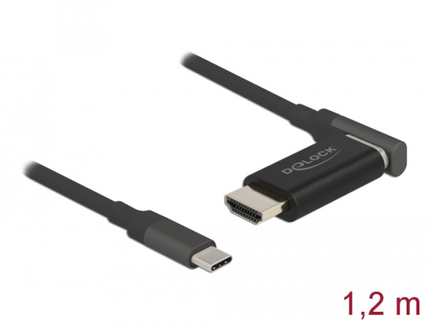 DeLOCK USB Type-C zu HDMI Adapterkabel 4K 60 Hz magnetisch 1,20 m (66685)