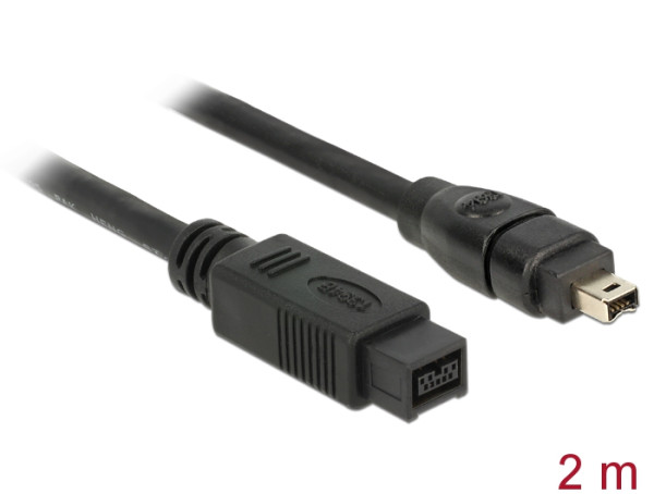 DeLOCK FireWire A/B, 2.0m 2 m Grau (82589)