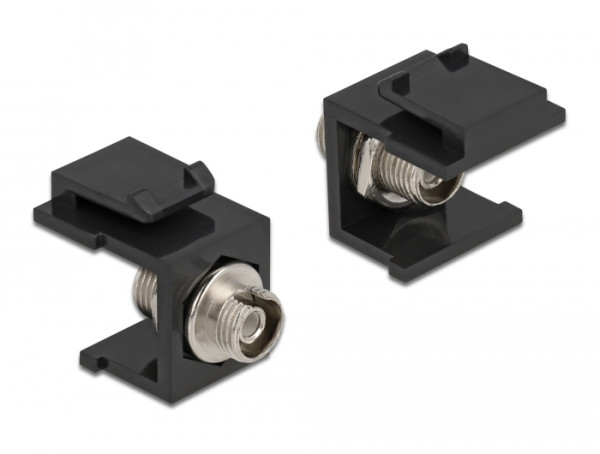 DeLOCK Keystone Modul FC Simplex Buchse > Buchse schwarz (86851)