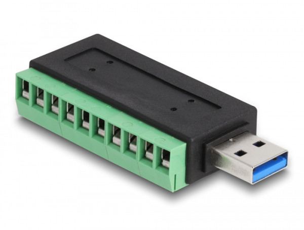DeLOCK USB 3.2 Gen 1 Typ-A Stecker zu Terminalblock Adapter (66044)