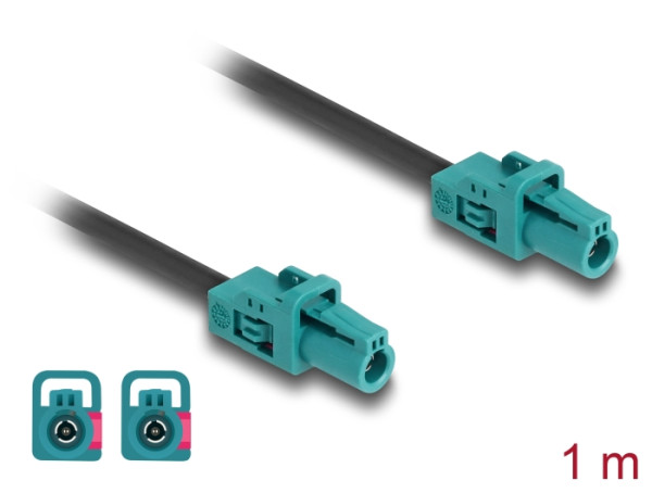 DeLOCK Kabel Mini FAKRA Z Buchse single zu Mini FAKRA Z Buchse single A-Typ (90128)
