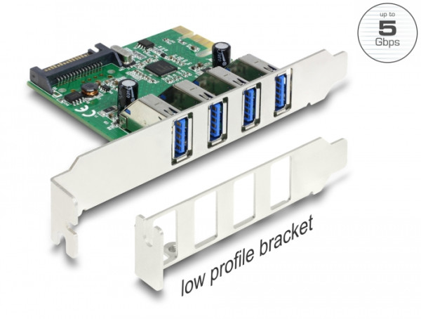 DeLOCK 89360 Schnittstellenkarte/Adapter Eingebaut USB 3.2 Gen 1 3.1 Gen 1 (89360)