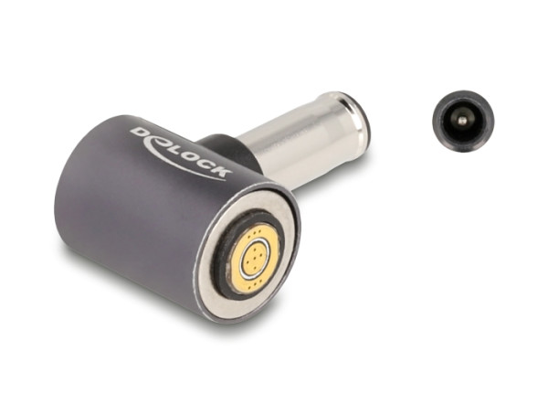 DeLOCK Adapter für Notebook Ladekabel 5,5 x 2,1 mm Stecker zu magnetischem 8 Pin Konnektor (80790)