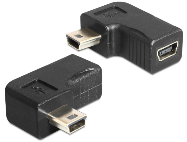 DeLOCK 65448 Kabeladapter USB-B mini Schwarz (65448)