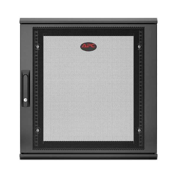 APC NetShelter WX 12U Single Hinged Wall-mount Enclosure 600mm Deep Wandmontiertes Regal Schwarz (AR112SH6)