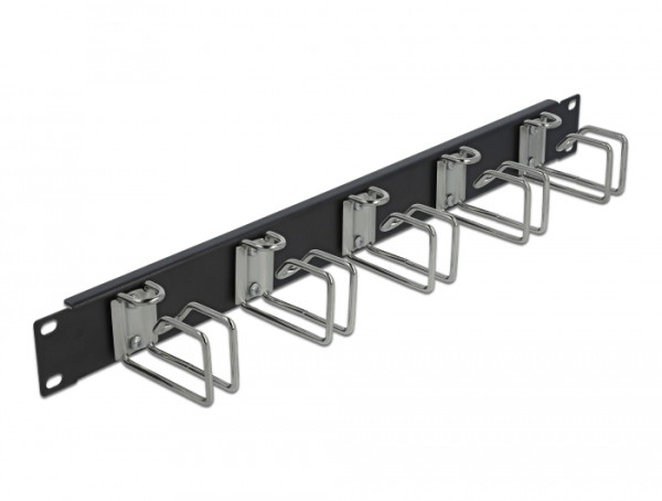 DeLOCK 19″ Kabelmanagement Panel schwarz (42628)