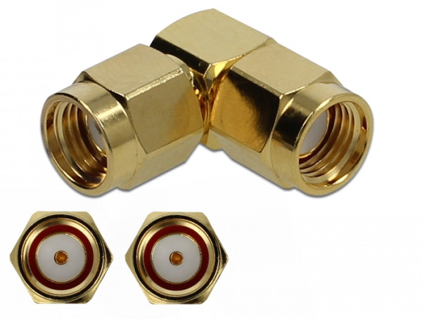 DeLOCK 89949 Drahtverbinder RP-SMA, RP-SMA Gold (89949)