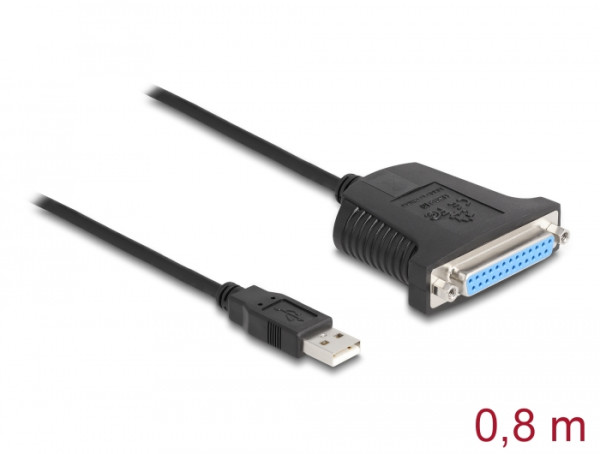 DeLOCK USB 1.1 parallel adapter Paralleles Kabel 0,8 m (61330)